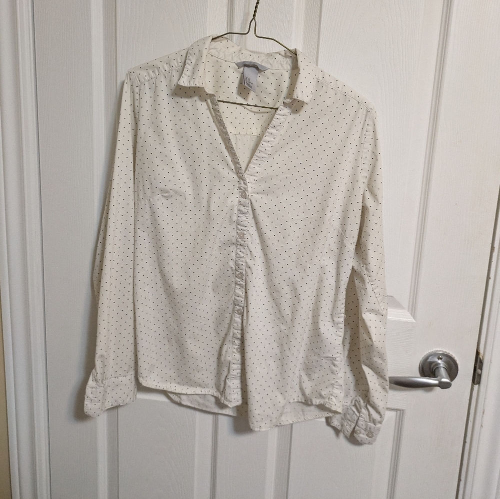 Polka dot blouse